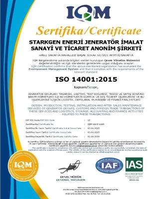 FR.83-2 ISO 14001-IAS Sistem Sertifikası R.05-D4